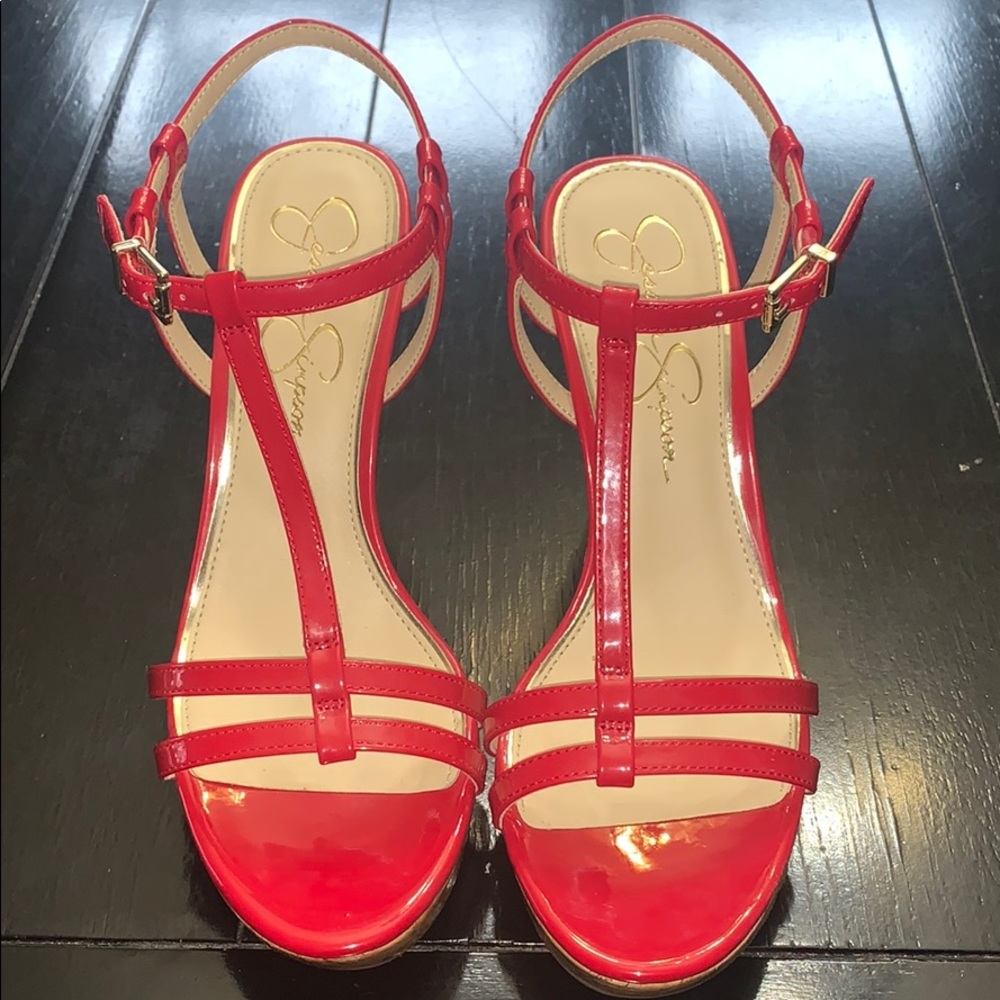 Jesica Simpson cute wedges